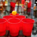 What are beer pong cups made of?