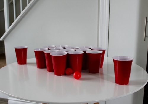 What are some common drinking games that can be played after a game of beer pong has been completed?